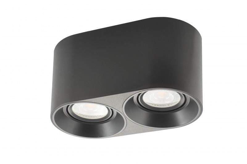 Светильник 10Вт GU5.3 IP20 LED накладной пластик черн. DENKIRS 628027 фото в каталоге от BTSprom.by