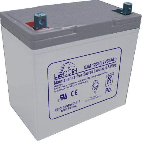 аккумулятор 12в 55а.ч leoch djm1255 leoch от BTSprom.by