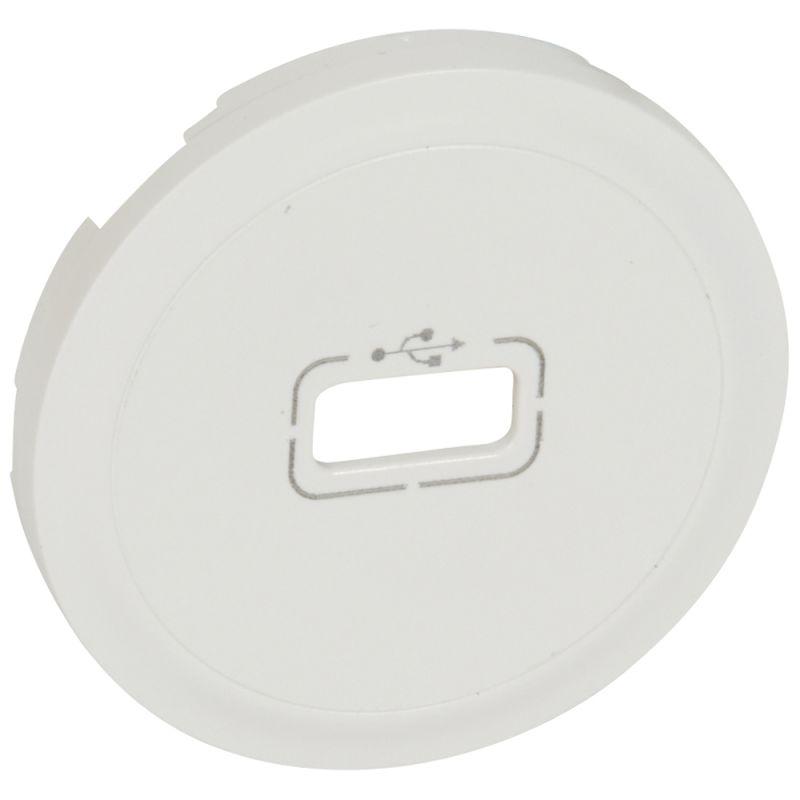 панель лицевая celiane для механизма usb роз. бел. leg 068253 от BTSprom.by
