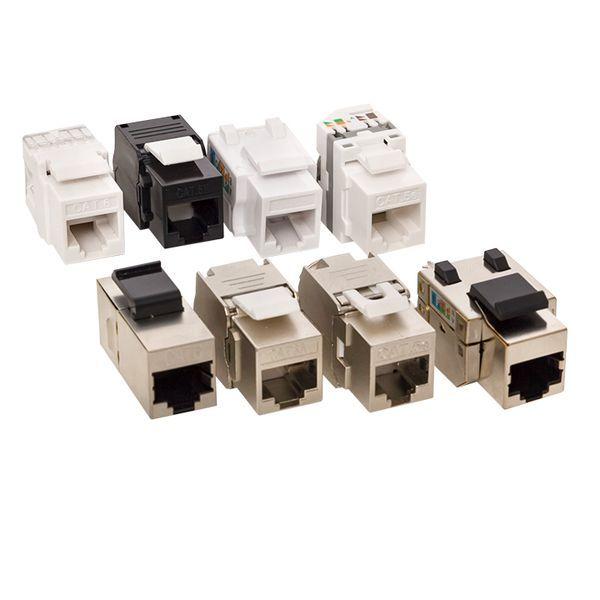  Адаптер проходной Keystone RJ45-RJ45 кат.6 экранир. TERACOM PRO EKF TRP-INLC-KSTN-6FTP фото в каталоге от BTSprom.by
