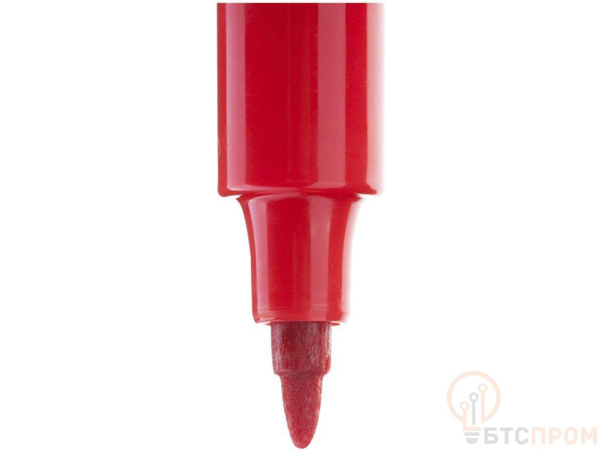 Маркер перманентный Crown "Multi Marker Super Slim" красный, пулевидный (толщ. линии 1.0 мм. Цвет красный) (CROWN маркеры) фото в каталоге от BTSprom.by