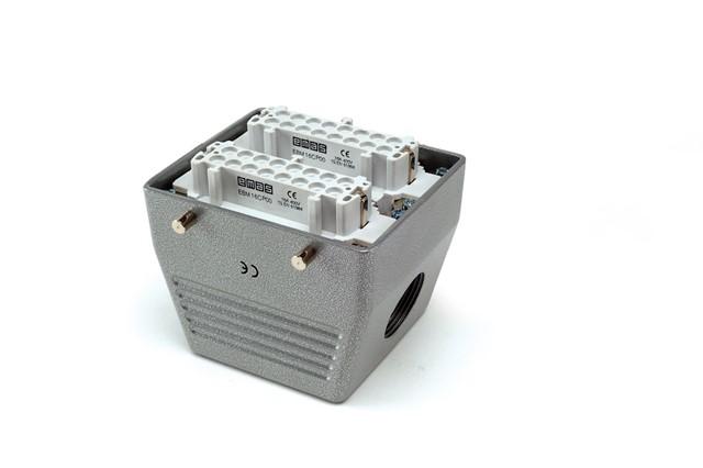 розетка боковой ввод 32 полюса 16а emas ebm32pu10 от BTSprom.by