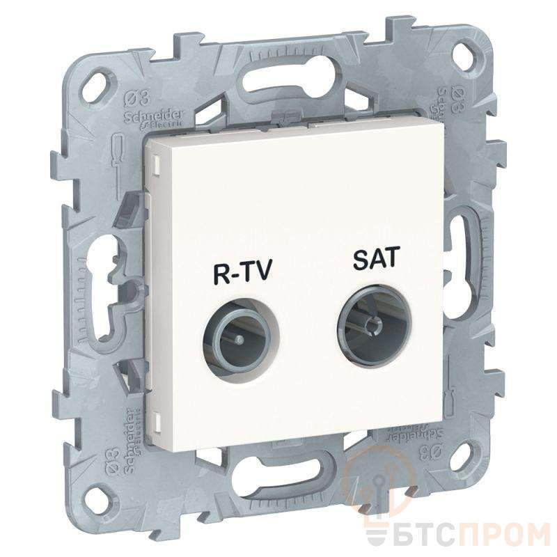 Розетка телевизионная оконечная TV/R/SAT Unica New механизм бел. SchE NU545518 фото в каталоге от BTSprom.by  Розетка телевизионная оконечная TV/R/SAT Unica New механизм бел. SchE NU545518 фото в каталоге от BTSprom.by