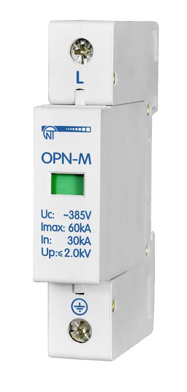 ограничитель перенапряжения опн-м (1s) 30ка 1 модуль 380в in:30ка новатек-электро 567891-30 от BTSprom.by