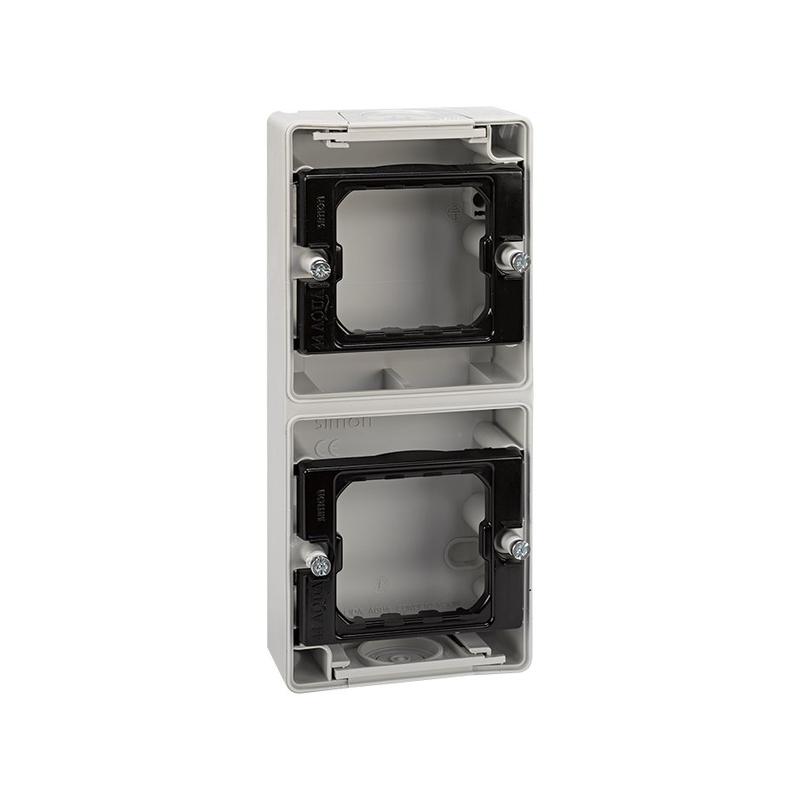 коробка установочная 2-м верт. simon44 aqua сер. 4400763-035 от BTSprom.by