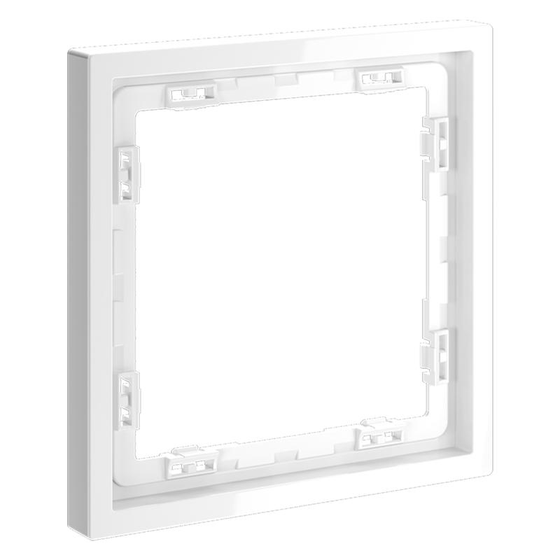  Рамка 1-м S70 пластик. бел. глянцевый Voltum VLS100101 фото в каталоге от BTSprom.by