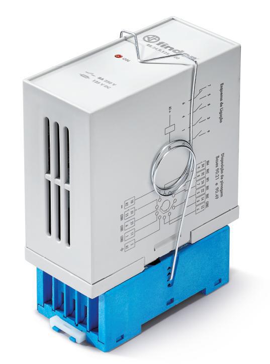 реле промышленное быстродействующее (3мс) в комплекте с розеткой 90.21 1co+3no 8а agcdo 110-125в dc ip20 finder rr2491259021 от BTSprom.by