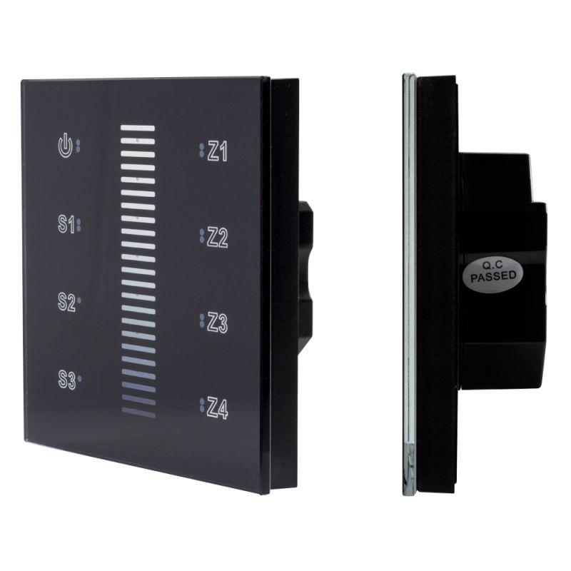 панель сенсорная dali-901-11-addr-3sc-dim-dt6-in black (bus) (ip20 пластик) intelligent arlight 037189 от BTSprom.by