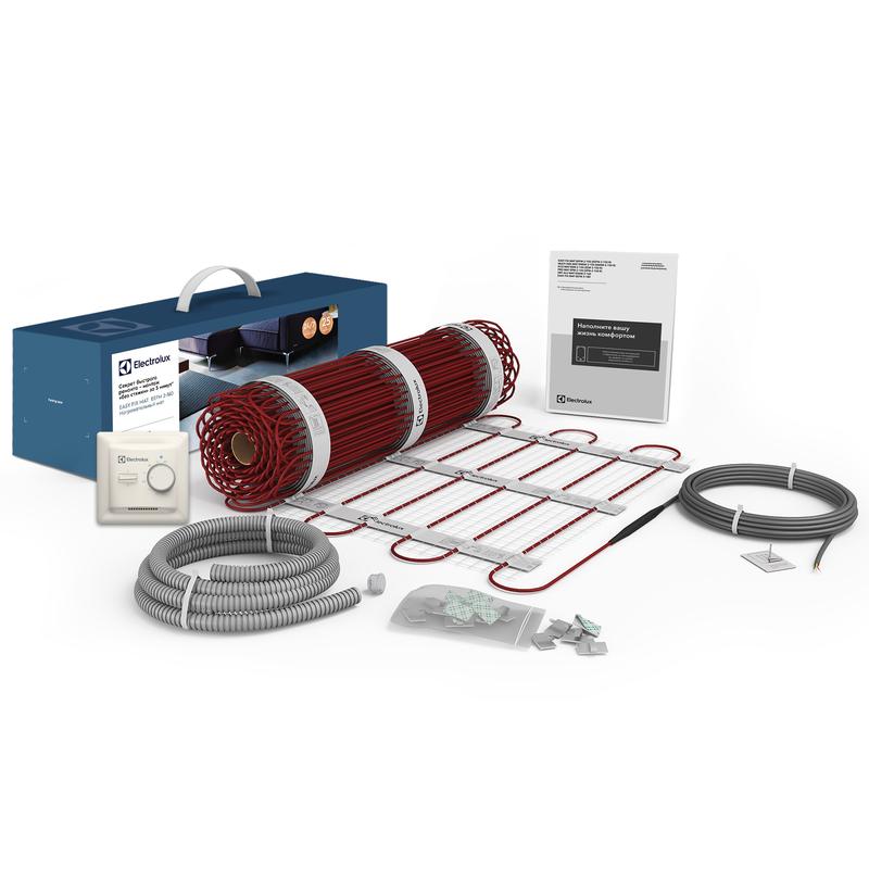 комплект "теплый пол с терморегулятором" (мат) eefm 2-180-2 electrolux нс-1432019 от BTSprom.by