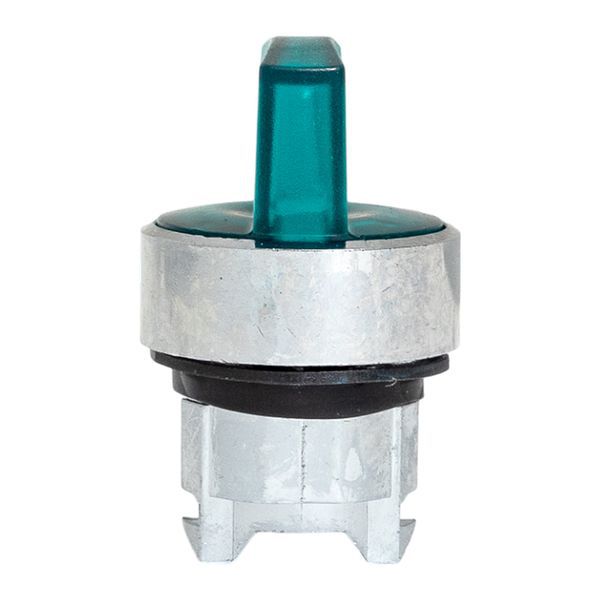  Механизм переключателя исполнительный XB4 IP65 на 3 положения возвратный без фиксации с подсветкой с короткой ручкой зел. EKF XB4BD3L-G-65 фото в каталоге от BTSprom.by