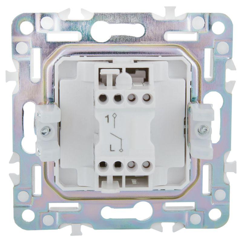  Выключатель 1-кл. SKANDY 10А SK-V01T титан IEK SK-V10-0-10-K48 фото в каталоге от BTSprom.by