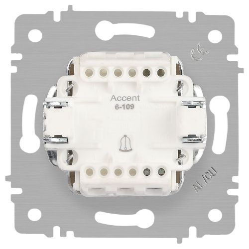  Кнопка Accent 6-109-10 10А-250В IP20 СУ венге Intro Б0063623 фото в каталоге от BTSprom.by