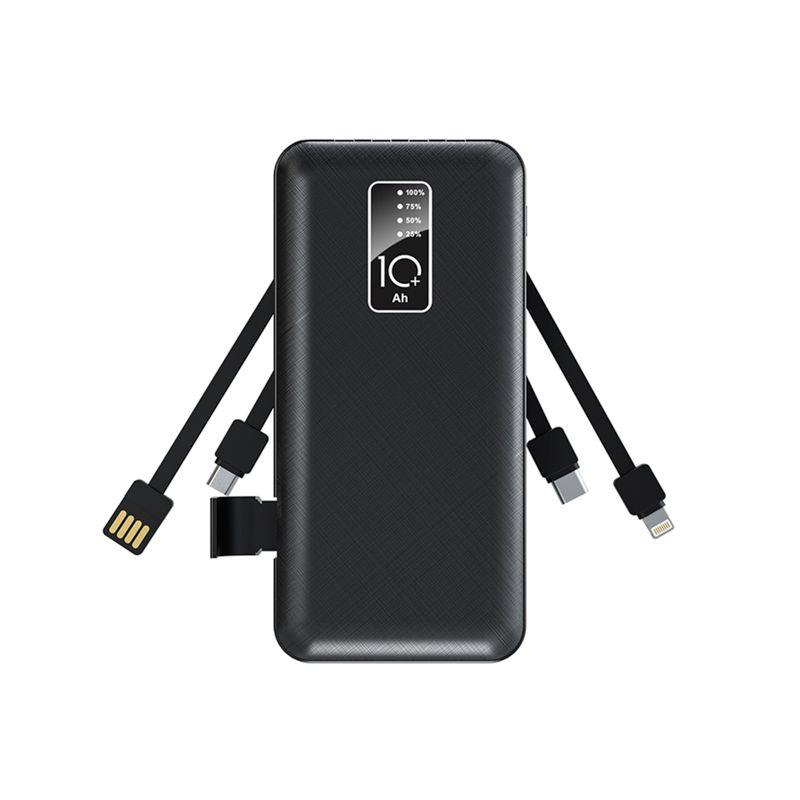 устройство зарядное портативное power bank (аккумуляторная батарея) 10000ма.ч черн. rexant 30-2038 от BTSprom.by