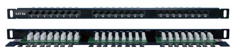 патч-панель 19дюйм 0.5u кат.5e 24 порта rj45 dual idc pphd-19-24-8p8c-c5e-110d высок. плотности hyperline 244076 от BTSprom.by