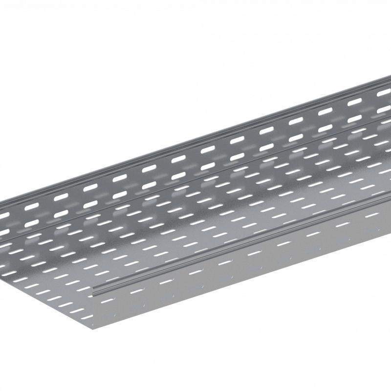 Лоток монтажный прямой замковый перфорированный 300х80 L3000 сталь 1.5мм ЛППЗ.300.80.3000.1.5.1 СОЭМИ Н0121132545 от BTSprom.by