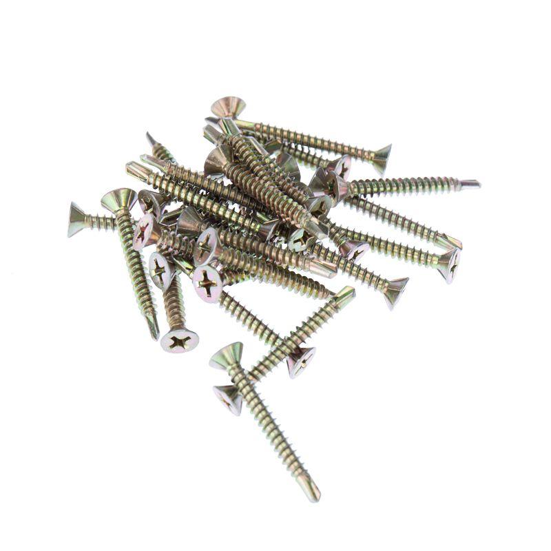  Саморез оконный сверло 3.9х32 желт. цинк (уп.500шт) Kranz KR-01-3722-005 фото в каталоге от BTSprom.by