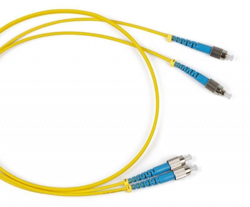 патч-корд fc-s2-9-fc/ar-fc/ur-h-3m-lszh-yl волоконно-оптический (шнур) sm 9/125 (os2) fc/apc-fc/upc 2мм simplex lszh 3м hyperline 246493 от BTSprom.by
