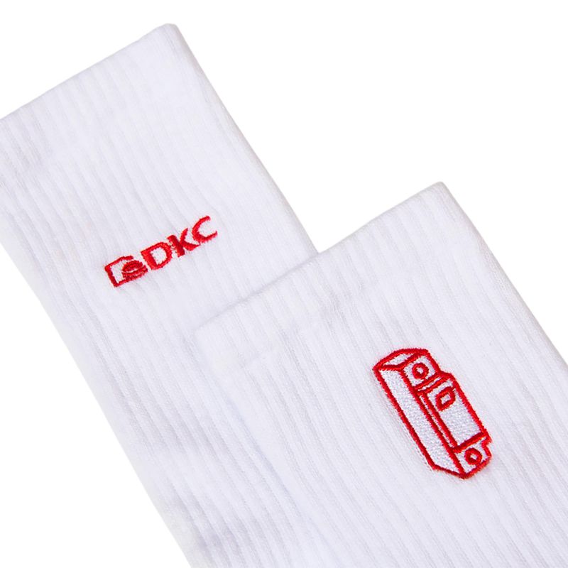 носки белые с вышивкой размер 38-40 dkc noski white 38-40 от BTSprom.by
