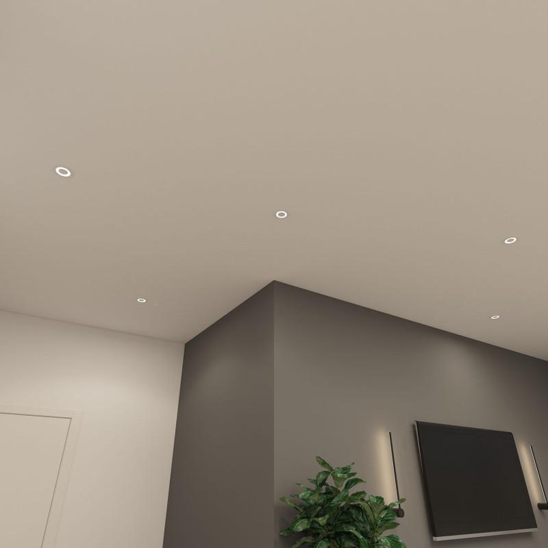  Светильник 7Вт 3000К IP20 LED встраив. алюм. бел. DENKIRS 666757 фото в каталоге от BTSprom.by