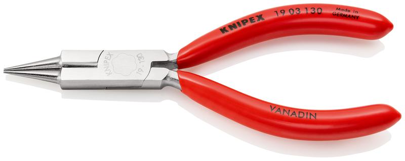 круглогубцы ювелира с режущей кромкой l-130мм хром. knipex kn-1903130 от BTSprom.by