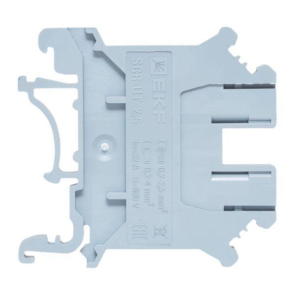  Колодка клеммная винтовая 2.5 UT сер. EKF scr-ut-2.5-g фото в каталоге от BTSprom.by