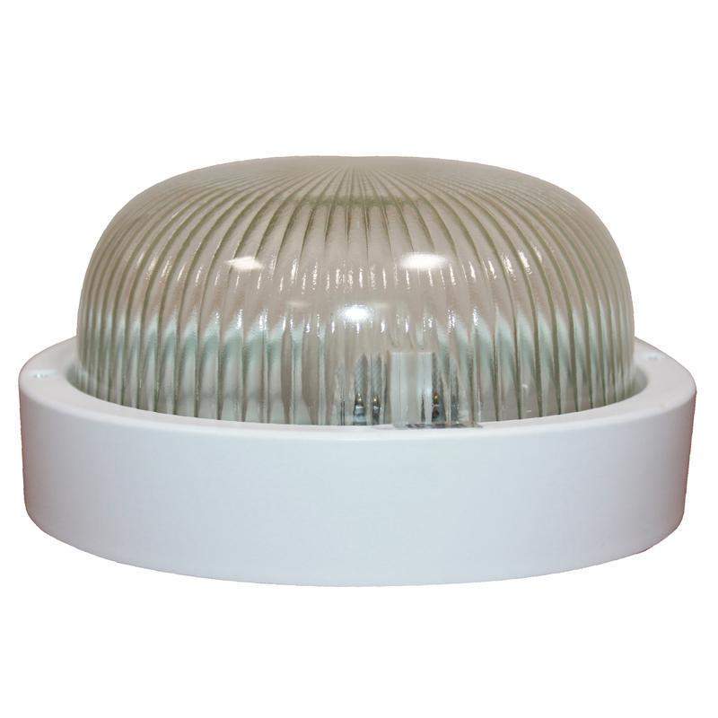  Светильник "Банник" 1301 НПП 03-60-013 IP54 круг малый бел. пласт. Элетех 1005500879 фото в каталоге от BTSprom.by