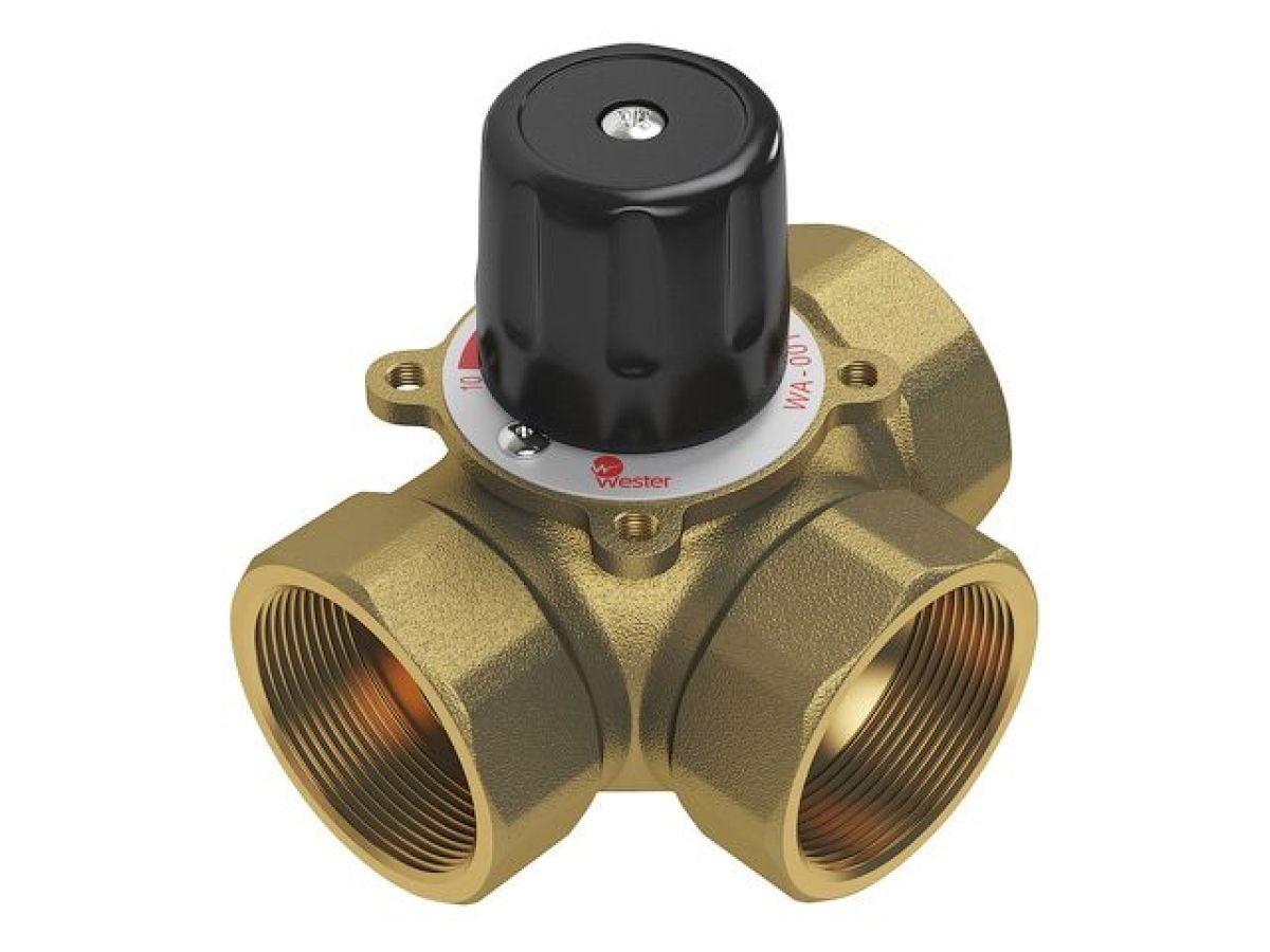 клапан поворот. 3-ход. wester fmv 131e dn20 вр 3/4" kvs 6,3 0-04-0012 от BTSprom.by