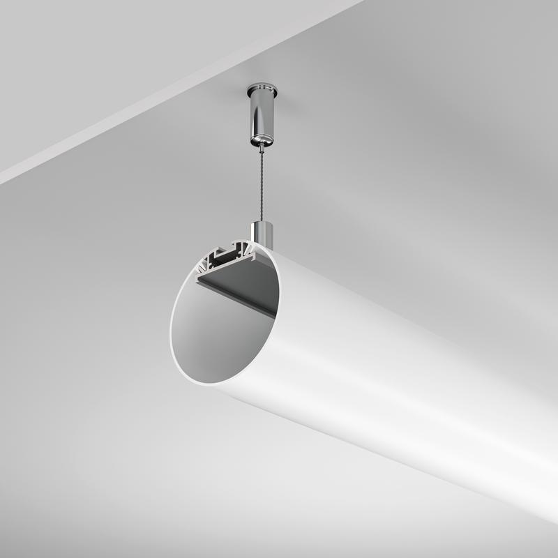 профиль алюминиевый подвесной d60 maytoni alm-d60-s-2m от BTSprom.by