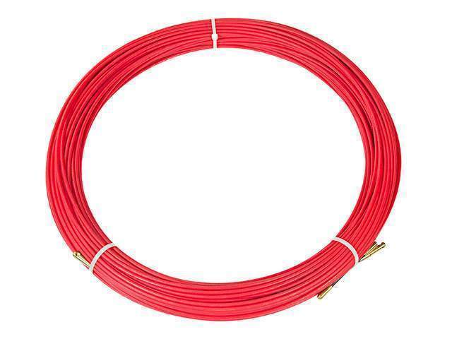 протяжка кабельная (мини узк в бухте), стеклопруток, d=3,5 мм 50 м красная (rexant) от BTSprom.by