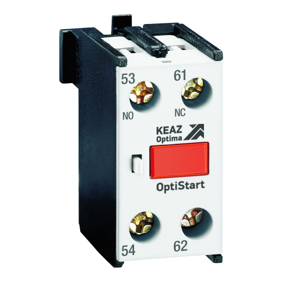 блок контактный optistart k-fx-101111 фронтал. 1но с опереж.+1нз с запазд. для f-09..(a)f-150 и fr кэаз 335321 от BTSprom.by