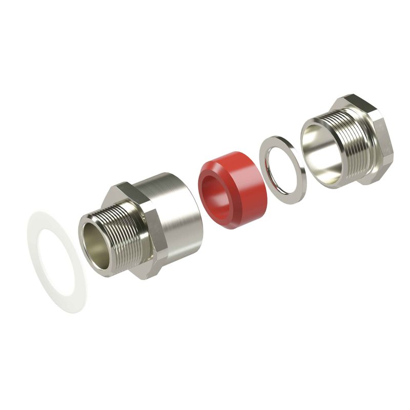  Ввод кабельный серии КН для небронир. кабеля М63х1.5 d38.8-47мм никелированная латунь IP66/IP68 DKC KH7MHK фото в каталоге от BTSprom.by