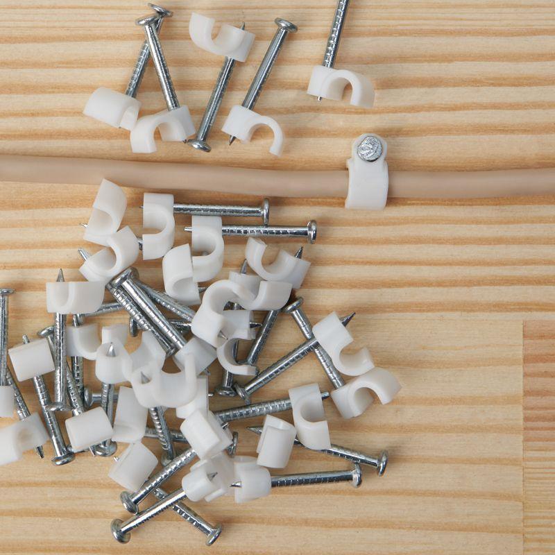  Крепеж кабеля круглый 3мм бел. (уп.50шт) Rexant 07-4003 фото в каталоге от BTSprom.by