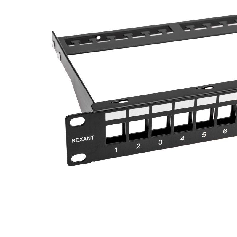  Панель коммутационная наборная 19дюйм 1U 24 порта U/UTP PRO Rexant 02-0053 фото в каталоге от BTSprom.by
