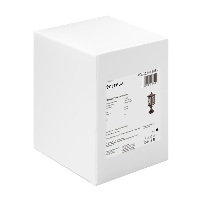  Светильник Ben 1х40Вт E27 IP44 ландшафтный Voltega VGL7209FL-01BR фото в каталоге от BTSprom.by