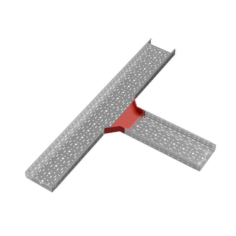 Ответвитель для лотка Т-образ. 300х80 сталь 1мм "ПЛЮС" TUplus80-300 HD КМ PL1517 фото в каталоге от BTSprom.by