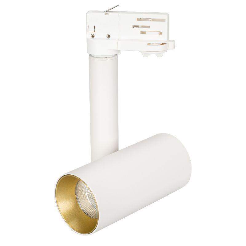 светильник sp-polo-track-pipe-r65-8w warm3000 (wh-gd 40 deg) (ip20 металл) arlight 027493 от BTSprom.by