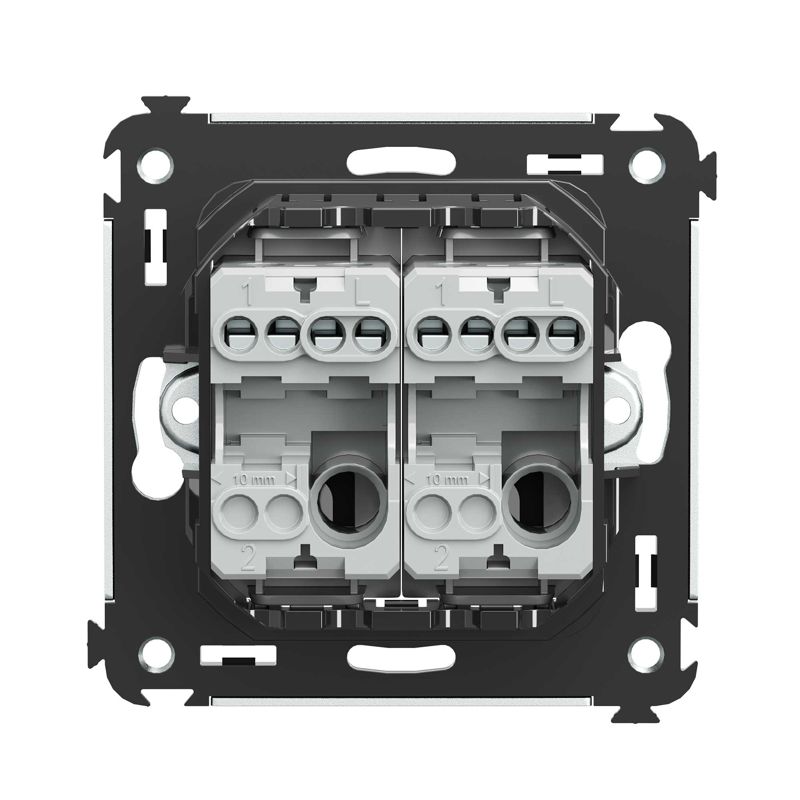  Выключатель 2-кл. СП Avanti "Черный матовый" DKC 4412104 фото в каталоге от BTSprom.by