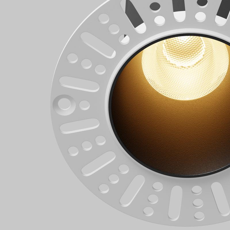  Светильник Dip 10Вт 2700К 50град. встраив. Maytoni DL120-10W-2.7K-TRS-B фото в каталоге от BTSprom.by