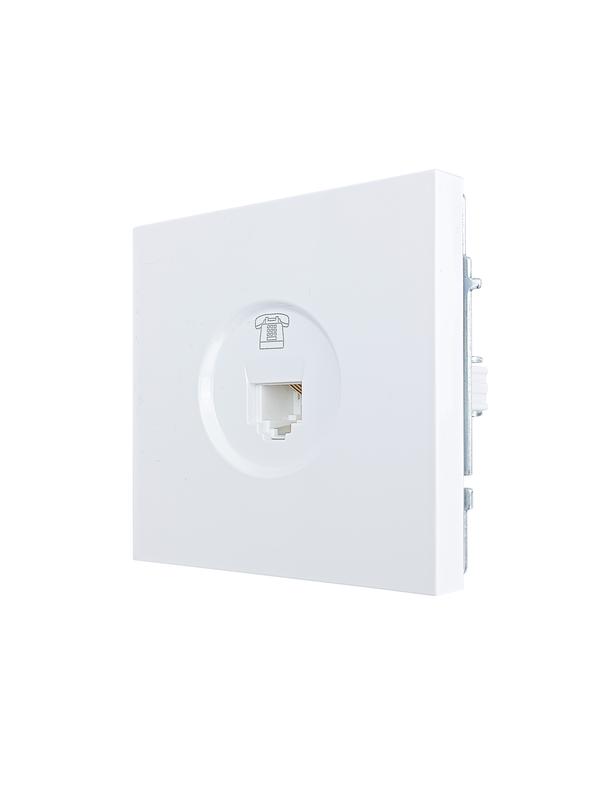  Розетка телефонная евро СП ZIMA IP20 бел. LEZARD 704-0288-137 фото в каталоге от BTSprom.by