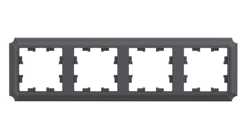 рамка 4-м atlasdesign antique универс. базальт se atn101404 от BTSprom.by