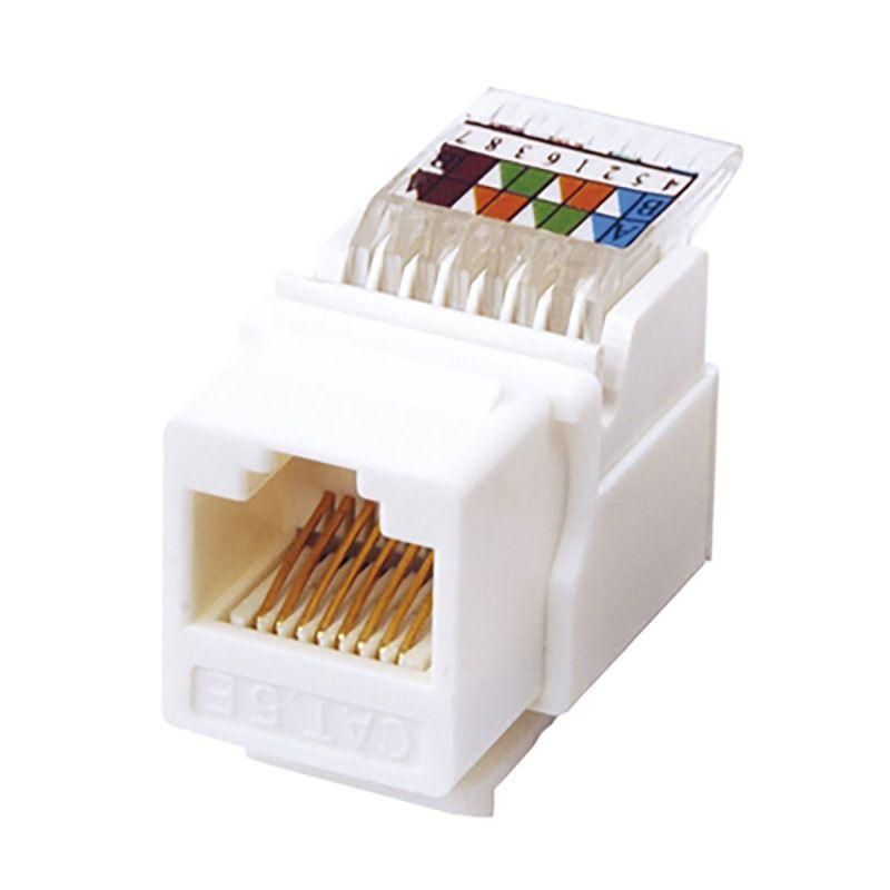 модуль keystone jack rj45 (8p8c) кат.5e utp неэкранир. тип 180град. самозажимной бел. rexant 03-1012 от BTSprom.by