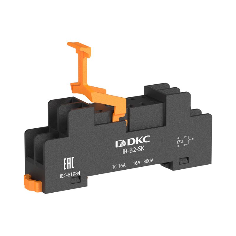 колодка с винтовыми клеммами низкопрофильная для реле ir на 2 группы контактов dkc ir-b2-sk от BTSprom.by