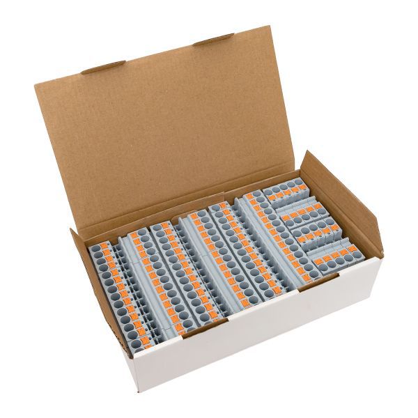  Колодка клеммная 6 Push-in пружинная сер. EKF PIT-6 фото в каталоге от BTSprom.by