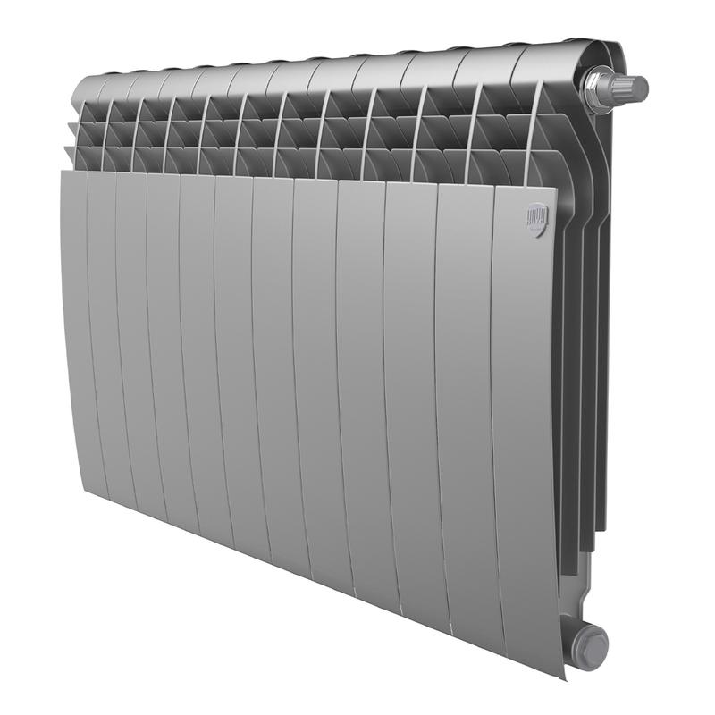 радиатор biliner 500 vr80 12 секц. биметал. silver satin royal thermo нс-1506313 от BTSprom.by