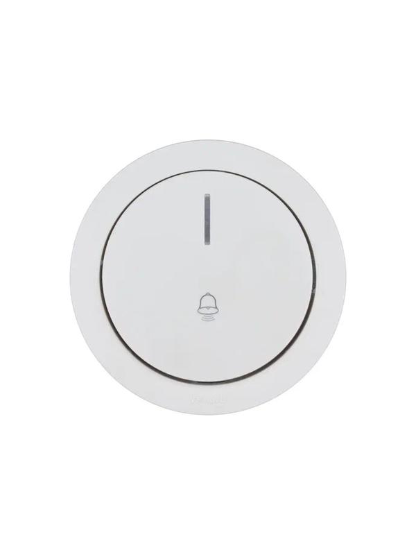  Кнопка звонка СП OSEN с подсветкой механизм бел. LEZARD 743-0288-108 фото в каталоге от BTSprom.by