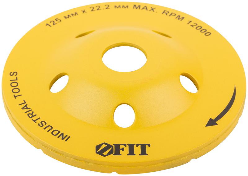  Диск шлифовальный алмазный посадочный диаметр 22.2мм два ряда сегментов 125мм FIT 39522 фото в каталоге от BTSprom.by