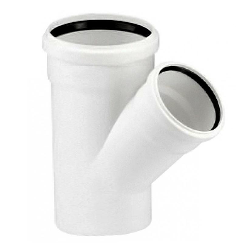 тройник elite мк мпп 160/110х45 бел. rtp 37676 от BTSprom.by