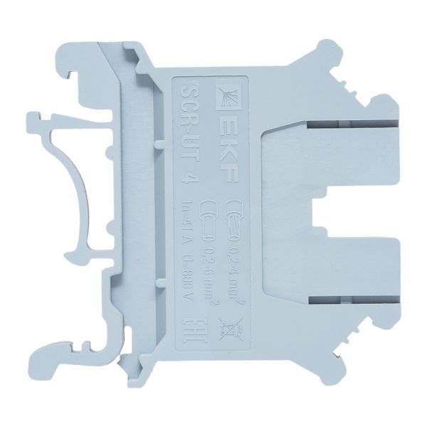  Колодка клеммная винтовая 4 UT сер. EKF scr-ut-4-g фото в каталоге от BTSprom.by