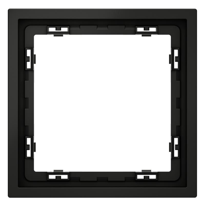  Рамка 1-м S70 пластик. черн. матов. Voltum VLS100108 фото в каталоге от BTSprom.by