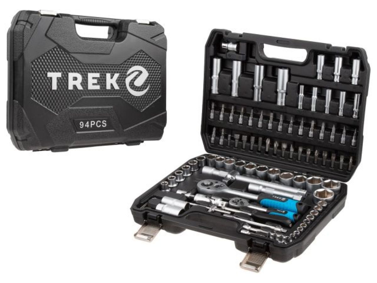 набор головок и бит 94пр. trek (1/4", 1/2", 6 граней) tr13094 от BTSprom.by